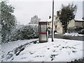 Telephone box on corner of Park  Way and Boundary Way