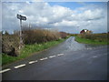 Lane junction at Osbaston