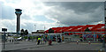 Control tower and Easyjet building