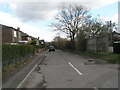 Access road in Causeway for houses near Petersfield School