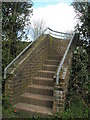 Steps to park off Borough Road