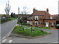 Junction of Bogshole Lane with the A290 at the bottom of Clapham Hill