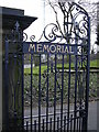 Memorial Garden Gate