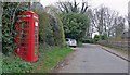 Phone box along Main Street