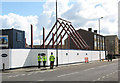 Sunfields Methodist Church being rebuilt