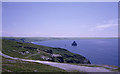 Pathway on Glebe Cliff near Dunderhole Point, Cornwall taken 1967