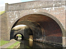 SO8963 : Railway bridges over the Droitwich Barge Canal. by Chris Allen