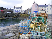 NJ5866 : The Old Harbour at Portsoy by Ann Harrison