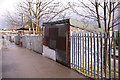 Disused building near Oakleigh Park Station, London N20