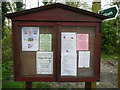 Badingham village noticeboard