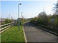 Entrance for buses coming off the Hauxton Road & M11