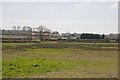 Looking across fields to Waltham Business Park, Swanmore