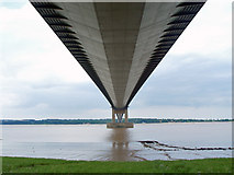 TA0223 : Underneath the Humber Bridge by Peter Church