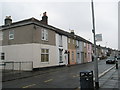 Bus stop at western end of New Road