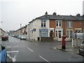 Post box on corner of Carnarvon and Queens Road