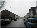 Looking west along North  End Avenue towards Gladys Avenue