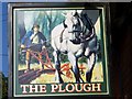 Sign for the Plough, West Hanney