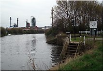 SE4326 : Waterways junction by David Pickersgill
