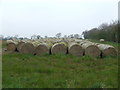 Bales awaiting use