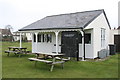 TL4435 : Cricket Pavilion by Duncan Grey