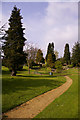 Footpath in Bush Hill Gardens, Bush Hill