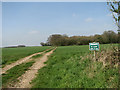 Private track to Morley Wood