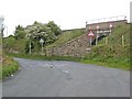 Railway bridge and junction near Meigh