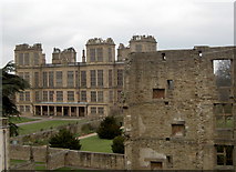SK4663 : Hardwick New Hall seen from Old Hall by Patrick