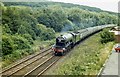 Railway line approaching Scarborough