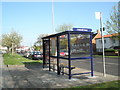 Bus stop near Credenhill Road (But actually in Allaway Avenue)