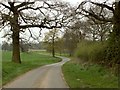 The road from Tawney Common to Stapleford Tawney