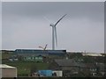 SD8416 : Scout Moor Wind Farm Turbine Tower No 2 by Paul Anderson