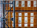 Gate and wall tiles, Newport Market