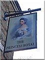 The Princess Royal, Yorkshire Street, Burnley, Sign