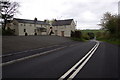 The Walnut Tree Inn and B4521 at Llanddewi Skirrid