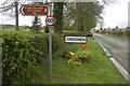 Trefonen entrance sign