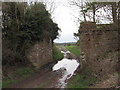 Railway bridge abutments