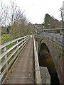 Footbridge over the Wreigh Burn, Thropton