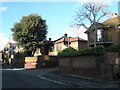 Junction of Manor Mews and Lower Drayton lane