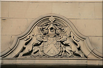 NT4936 : Detail on the Royal Bank of Scotland building by Walter Baxter