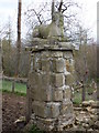 Gatepost at High Lions Lodge