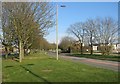 View down Popley Way