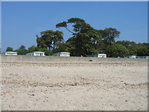 SZ1891 : Beach & caravan park - Mudeford by Mr Ignavy