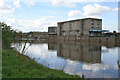 Old industrial building on the Trent