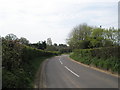 Bend in road approaching Haben Farm