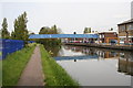 Footbridge to Northfield Industrial Estate, Paddington Arm, Grand Union Canal