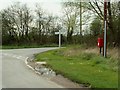 Road junction at Rolphy Green