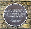 Staunton House plaque