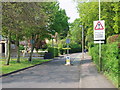 Road Sign On Church Lane Leicester