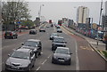 Approaches to Wandsworth Bridge.